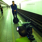 Filming in the Saint Petersburg metro – Saint Petersburg, Russia